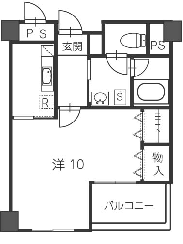 KOMATSUマンション 304  1K